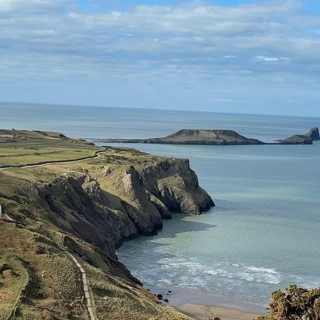 Cliffs on the Gower coastline